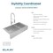 Elkay 18 Gauge SS 35-7/8" x 20-1/4" x 9" 60/40 Dbl Bowl Farmhouse Sink and Faucet Kit with Drain ECTRUF32179RFCC - alternate 2